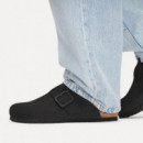 Calzado Zuecos BIRKENSTOCK Boston Wire Buckle Piel Nubuc Black