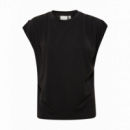Camisetas Mujer Camiseta ICHI Lisken Black