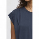 Camisetas Mujer Camiseta ICHI Lisken Total Eclipse