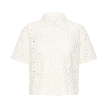 Camisetas Mujer Camiseta ICHI Naima Cloud Dancer