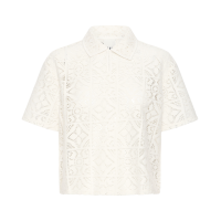 camisetas mujer Camiseta ICHI Naima Cloud Dancer