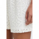 Bermudas Shorts ICHI Ihnaima Cloud Dancer