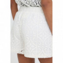 Bermudas Shorts ICHI Ihnaima Cloud Dancer