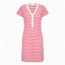 Vestidos Vestido ICHI Lorianna Azalea Birch Stripe