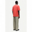 Camisetas Hombre Camiseta SAMSØE SAMSØE Sajoel 15489 Aurora Red