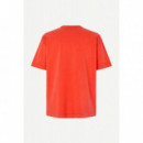 Camisetas Hombre Camiseta SAMSØE SAMSØE Sajoel 15489 Aurora Red