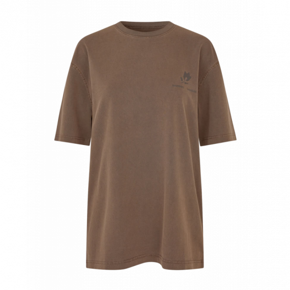 Camisetas Hombre Camiseta SAMSØE SAMSØE Sacohen 15489 Brown Stamp