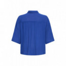 Blusas y Camisas Camisa ICHI Marrakech Sodalite Blue