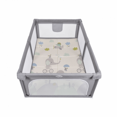 Parque de Juegos Xl Loneta Reforzada con Alfombra para Beb&eacute;  MS