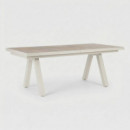 Mesa Extensible Aria 205/265X103 Cm para Exterior Efecto Madera Terrazza Collection®  TERRAZZA COLLECTION