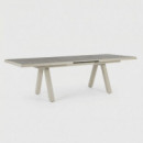 Mesa Extensible Aria 205/265X103 Cm para Exterior Efecto Madera Terrazza Collection®  TERRAZZA COLLECTION