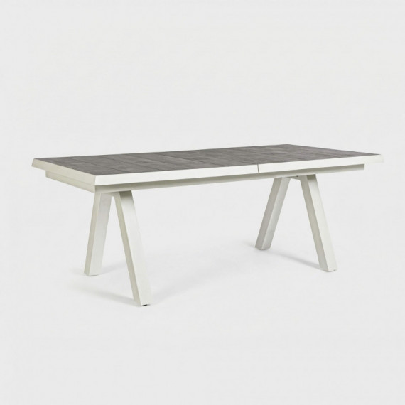Mesa Extensible Aylin 205/265X103 Cm para Exterior Gris Luna Terrazza Collection®  TERRAZZA COLLECTION