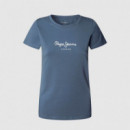 Pepe Jeans Camiseta New Virginia Azul PL505202-LUE