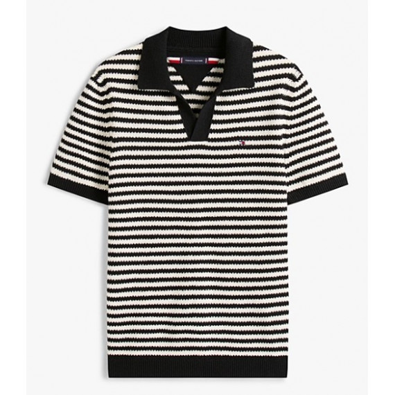 TOMMY HILFIGER - Knitted Textured Polo - 0A4 - F|MW0MW39531/0A4