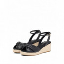 TOMMY HILFIGER - Th Bow Mid Cork Wedge - Bds - F|FW0FW09010/BDS