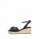 TOMMY HILFIGER - Th Bow Mid Cork Wedge - Bds - F|FW0FW09010/BDS