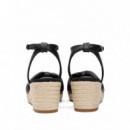 TOMMY HILFIGER - Th Bow Mid Cork Wedge - Bds - F|FW0FW09010/BDS