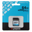 Tarjeta Memoria Kingston Canvas Go Plus 64GB Gen4 SDG4/64GB