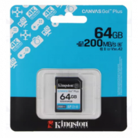 Tarjeta Memoria Kingston Canvas Go Plus 64GB Gen4 SDG4/64GB