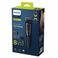 Cortapelo Multigroom PHILIPS Series 3000 8EN1 para Pelo y Cara MG3730/15