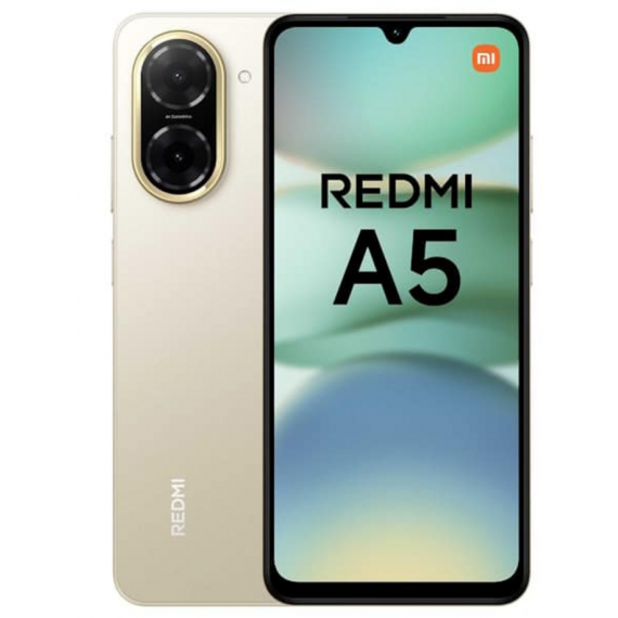 Smartphone Xiaomi Redmi A5 4GB/128 6.88" (17.47cm) Display 32MP y Doble Cámara Dorado