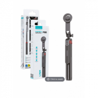 Palo Selfie Magnético con Trípode Apokin Rotación Vertical Horizontal 1.75m P185