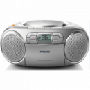 Radio Casete PHILIPS Reproductor con CD Radio Fm Entrada de Audio Portátil AZ127/12