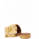 KURT GEIGER - Raffia Buckle Flat Sdl - 60 - 5588093999/60