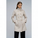 Chaquetas y abrigos Abrigo SALSA JEANS Paño Grace Arena