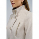 Chaquetas y abrigos Abrigo SALSA JEANS Paño Grace Arena