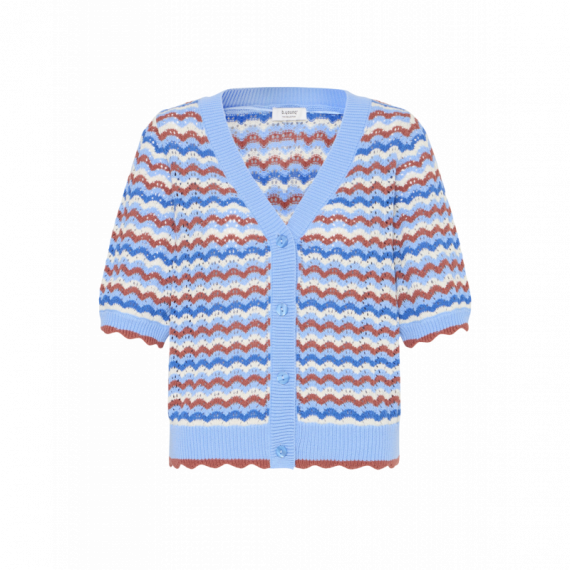 B-YOUNG Jerséis y Sudaderas Cárdigan B.young Pointelle Marsala Stripe