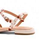 Sandalias Cangrejeras Piel Estampado Animal Makuyu  GIOSEPPO