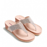 Sandalias Bio Cuña Pedrería Ruthton  GIOSEPPO