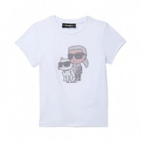 Camiseta con pedrería Ikon Choupette KIDS
