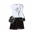 Camiseta con Pedrería Ikon Choupette Kids  KARL LAGERFELD