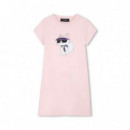 Camiseta Vestido Ikon Choupette Kids  KARL LAGERFELD