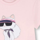 Camiseta Vestido Ikon Choupette Kids  KARL LAGERFELD