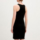 Vestido de Canalé con Espalda Olímpica  KARL LAGERFELD JEANS