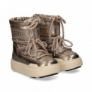 Botin Presky Metalizado Rosa  MOON BOOT