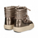 Botin Presky Metalizado Rosa  MOON BOOT