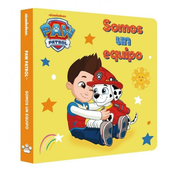 Paw Patrol Patrulla Canina Libro de Carton Somos un Equipo   2025