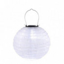 Farol Solar Led Redondo Exterior Blanco 3000K Generica