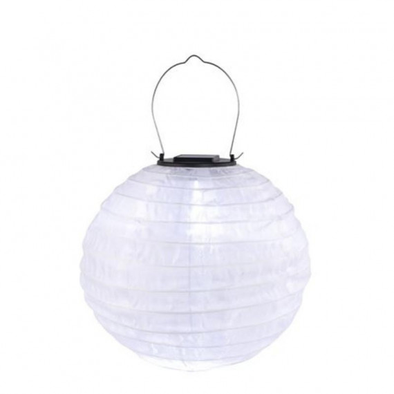 Farol Solar Led Redondo Exterior Blanco 3000K Generica