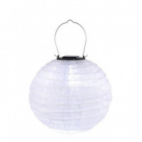 Farol Solar LED Redondo Exterior Blanco 3000K GENERICA