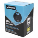 Enrollador de Cable MADER con 4 Tomas, 30 Metros y Cable 3X2.5MM