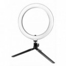 Anillo de Luz LED Jocca con Soporte para Móvil y 3 Tonos