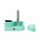 Máquina para Perritos Calientes Jocca Hot Dog Turquesa con Calentador de Pan