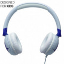 JBL Junior 320 Auricular de Diadema Infantil con Cable Azul