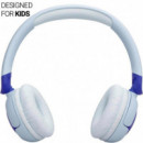 JBL Junior 320BT Auricular Inalámbrico Infantil con Control Parental Azul