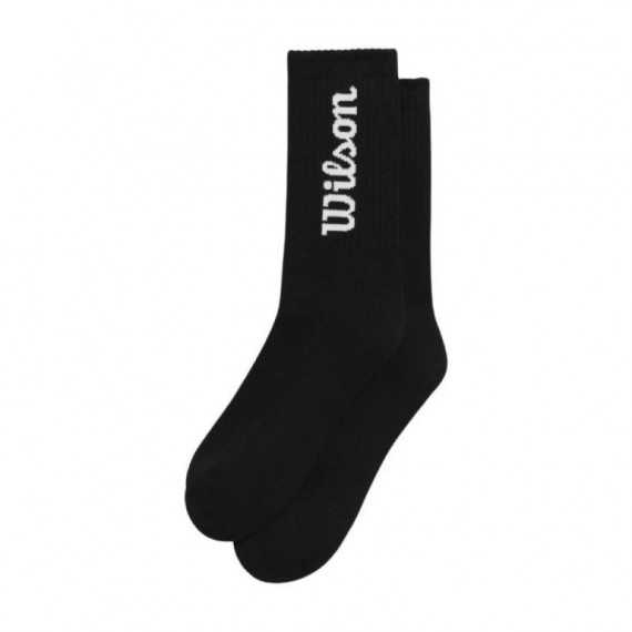 Calcetines Wilson Crew Logo Negros